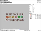 Treat Yourself Embroidery File 4 size