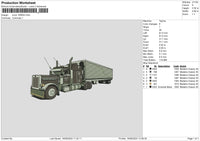 truck 0624 Embroidery File 6 sizes