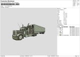 truck 0624 Embroidery File 6 sizes