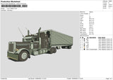 truck 0624 Embroidery File 6 sizes