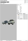 Two Trucks Embroidery File 4 size