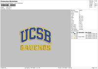 UCSB Embroidery File 4 size