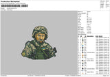 Ukraine Army Embroidery File 4 size