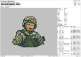 Ukraine Army Embroidery File 4 size