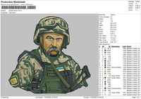 Ukraine Army Embroidery File 4 size