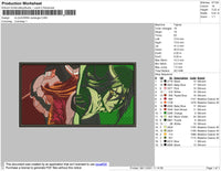 Ulquiorra Embroidery File 4 size