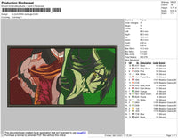 Ulquiorra Embroidery File 4 size