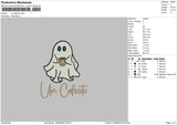 Ghost Cup 02 Embroidery File 6 sizes