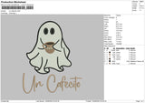 Ghost Cup 02 Embroidery File 6 sizes