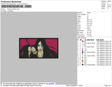 Unohana Retsu Embroidery File 4 size