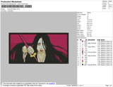 Unohana Retsu Embroidery File 4 size