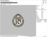 University Of Redlans Embroidery File 4 size