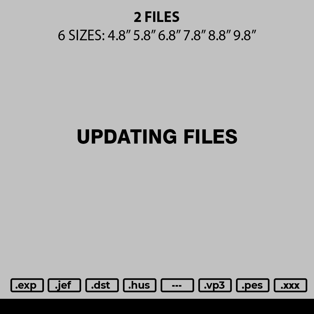 Updating Embroidery 2 Files
