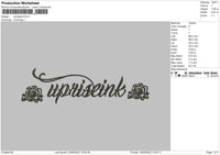 upriswink Embroidery File 5 sizes