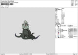 Ursula 01 Embroidery File 6 sizes