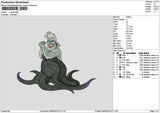 Ursula 01 Embroidery File 6 sizes