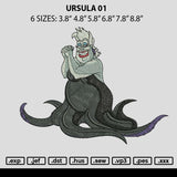 Ursula 01 Embroidery File 6 sizes