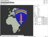 US ARMY EUROPE Embroidery File 4 size