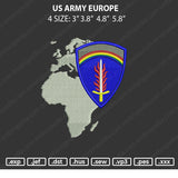 US ARMY EUROPE Embroidery File 4 size