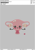 Uteruschibi Embroidery File 6 sizes