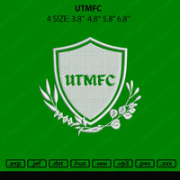 Utmfc Embroidery File 4 size