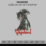 Vagabond Embroidery File 6 sizes