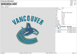 Vancouver Embroidery File 6 sizes