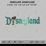 Vanellope Embroidery File 6 size