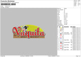 Vaquita Embroidery File 5 sizes