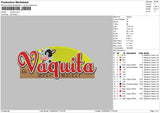 Vaquita Embroidery File 5 sizes