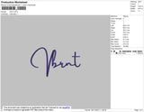 Vbrnt Embroidery File 4 size