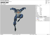 Venom Embroidery File 4 size