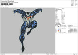 Venom Embroidery File 4 size