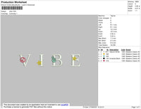 Vibe Embroidery File 4 size