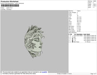 Vignet Embroidery File 4 size