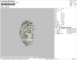Vignet Embroidery File 4 size