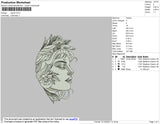 Vignet Embroidery File 4 size