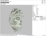 Vignet Embroidery File 4 size