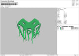 Viper V Embroidery File 6 sizes