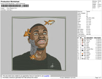 Vince Staples Embroidery File 4 size