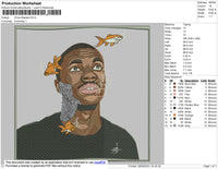 Vince Staples Embroidery File 4 size