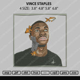 Vince Staples Embroidery File 4 size