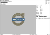 Volvo Embroidery File 4 size