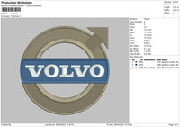 Volvo Embroidery File 4 size