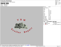 VRM Embroidery File 4 size