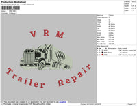 VRM Embroidery File 4 size