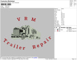 VRM Embroidery File 4 size