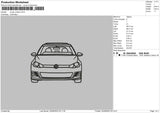 VW GTI Embroidery File 5 sizes