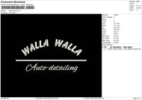 Wallatext Embroidery File 6 sizes