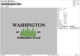 Washington V1 V2 Embroidery 2 Files